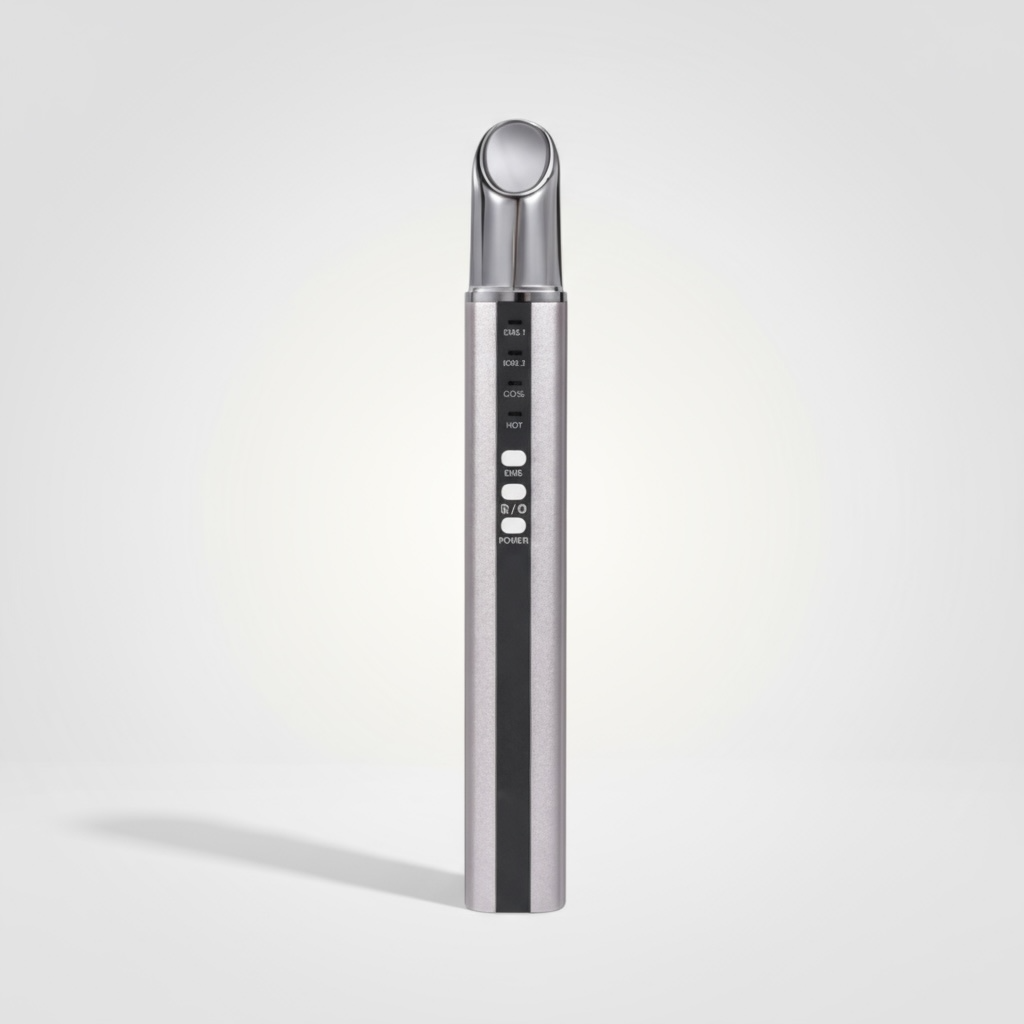 Raveksy 5-in-1 Electric Hot & Cold Eye Massager with Red & Blue Light Therapy