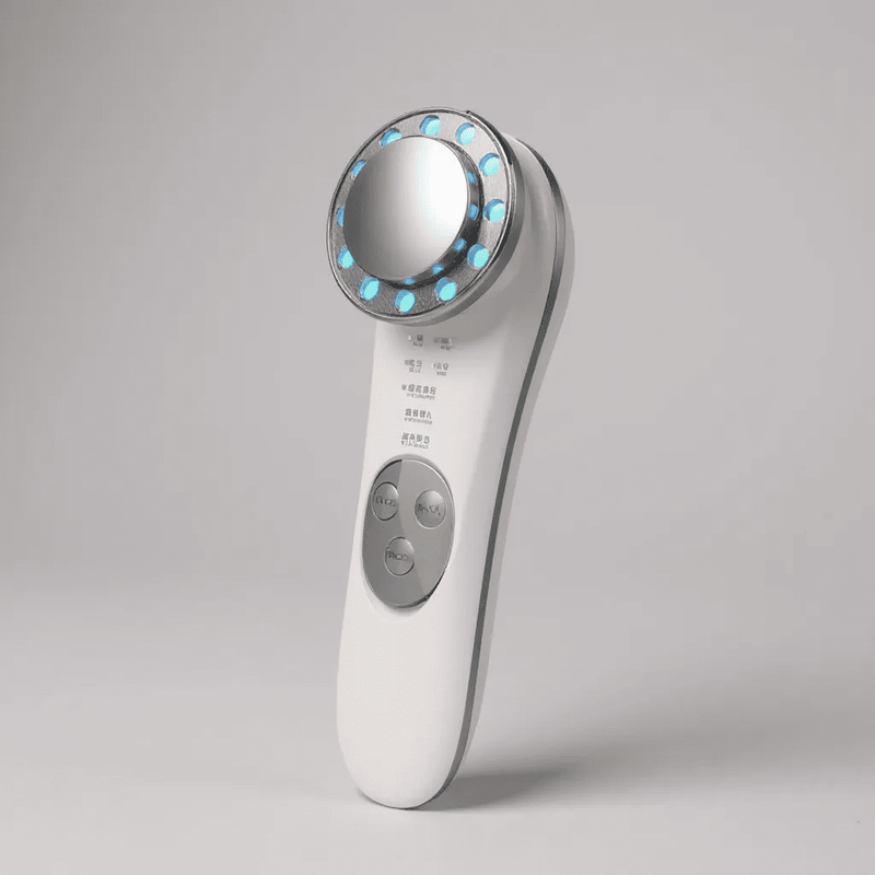 EMS Facial Massager with Red & Blue Light